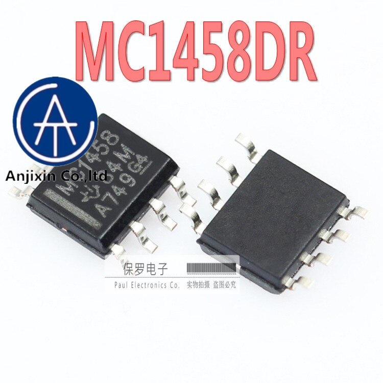 100%   ǰ   MC1458DR MC1458 SOP-8 ġ   , 10pcs
